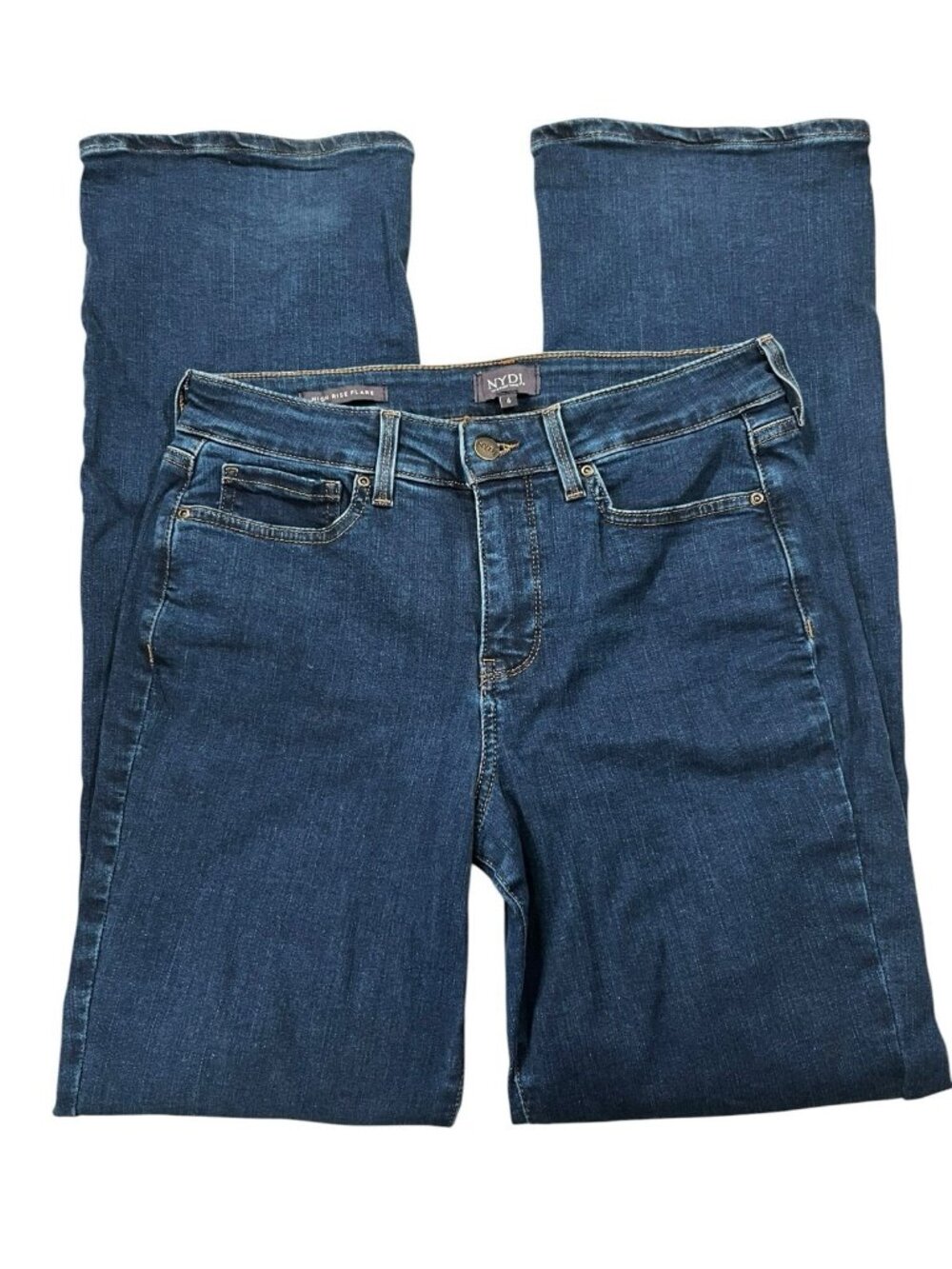NYDJ Not Your Daughter's jeans High Rise Flare stretch Women's 6